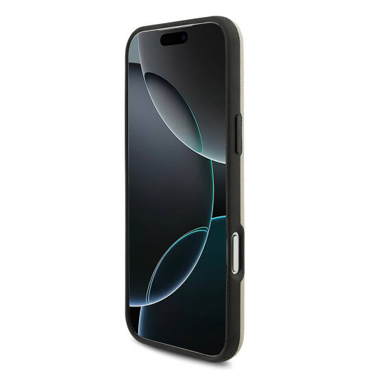 Apple iPhone 17 Pro Max Kılıf BMW Orjinal Lisanslı M-safe Şarj Özellikli Metal Logolu Delikli M Dizayn Deri Kapak - 22