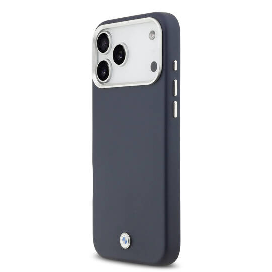 Apple iPhone 17 Pro Max Kılıf BMW Orjinal Lisanslı M-safe Şarj Özellikli Metal Logolu Tam Kaplama Deri Kapak - 12