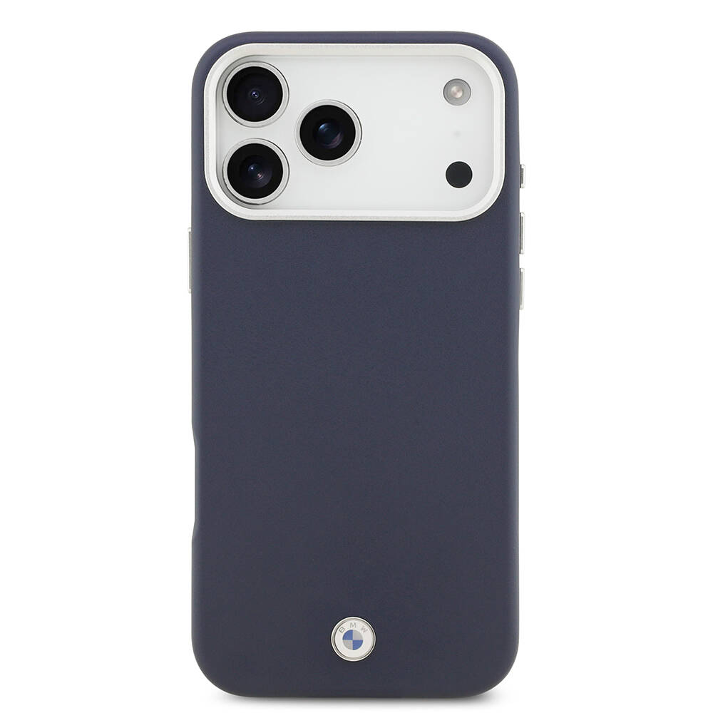 Apple iPhone 17 Pro Max Kılıf BMW Orjinal Lisanslı M-safe Şarj Özellikli Metal Logolu Tam Kaplama Deri Kapak - 13