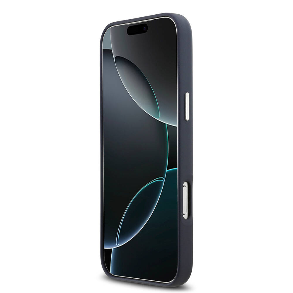 Apple iPhone 17 Pro Max Kılıf BMW Orjinal Lisanslı M-safe Şarj Özellikli Metal Logolu Tam Kaplama Deri Kapak - 15