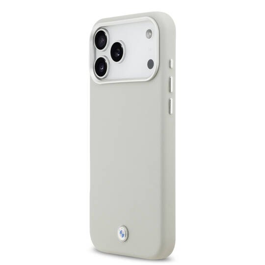Apple iPhone 17 Pro Max Kılıf BMW Orjinal Lisanslı M-safe Şarj Özellikli Metal Logolu Tam Kaplama Deri Kapak - 18