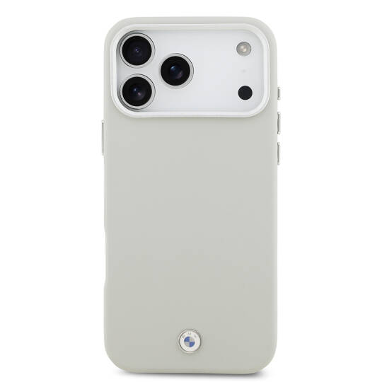 Apple iPhone 17 Pro Max Kılıf BMW Orjinal Lisanslı M-safe Şarj Özellikli Metal Logolu Tam Kaplama Deri Kapak - 19