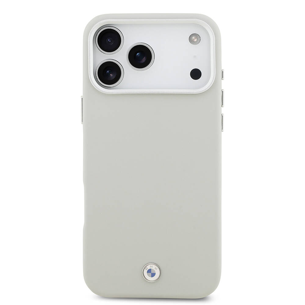 Apple iPhone 17 Pro Max Kılıf BMW Orjinal Lisanslı M-safe Şarj Özellikli Metal Logolu Tam Kaplama Deri Kapak - 19