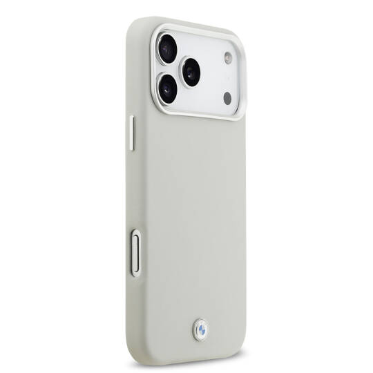 Apple iPhone 17 Pro Max Kılıf BMW Orjinal Lisanslı M-safe Şarj Özellikli Metal Logolu Tam Kaplama Deri Kapak - 20