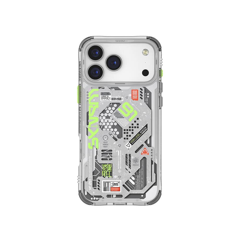 Apple iPhone 17 Pro Max Kılıf Desenli Airbag Tasarımlı Skinarma Spectra Kapak - 3