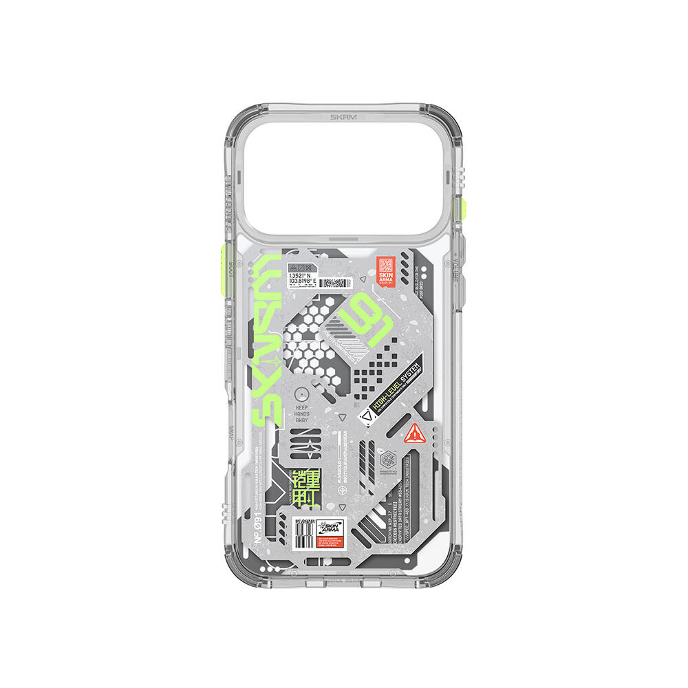 Apple iPhone 17 Pro Max Kılıf Desenli Airbag Tasarımlı Skinarma Spectra Kapak - 6