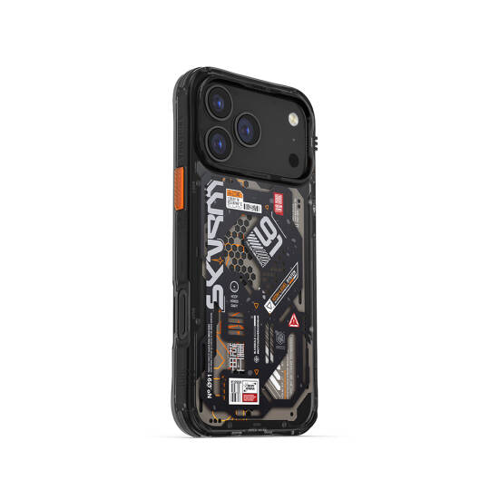 Apple iPhone 17 Pro Max Kılıf Desenli Airbag Tasarımlı Skinarma Spectra Kapak - 7