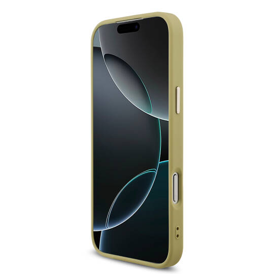 Apple iPhone 17 Pro Max Kılıf Guess Orjinal Lisanslı 4G Büyük Metal Kamera Çerçeveli ve Logolu Glitter Kapak - 23