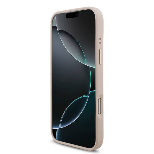 Apple iPhone 17 Pro Max Kılıf Guess Orjinal Lisanslı 4G Büyük Metal Logolu Kalın Askılı Kapak - 10