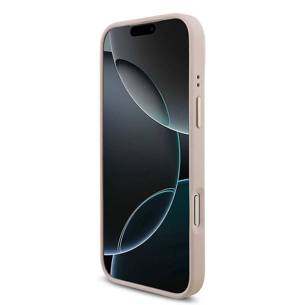 Apple iPhone 17 Pro Max Kılıf Guess Orjinal Lisanslı 4G Büyük Metal Logolu Kalın Askılı Kapak - 10