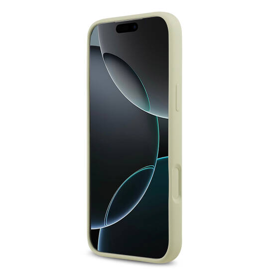 Apple iPhone 17 Pro Max Kılıf Guess Orjinal Lisanslı Grained Yazı Logolu Kapak - 9