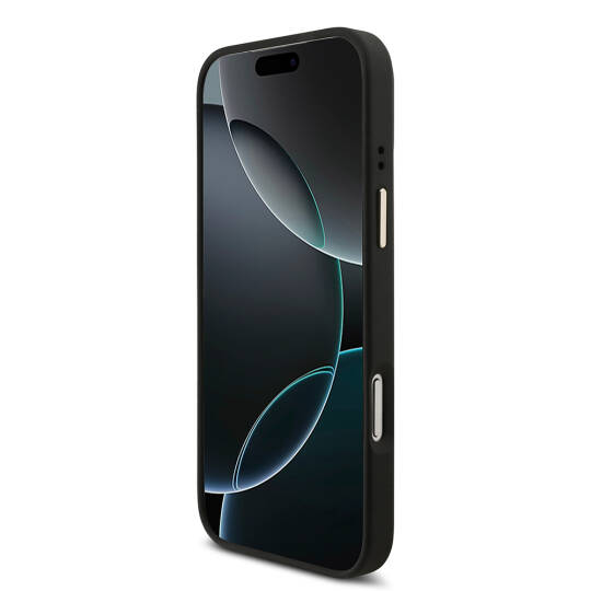 Apple iPhone 17 Pro Max Kılıf Guess Orjinal Lisanslı M-safe Şarj Özellikli Askılı ve 4G Logo Kartlıklı Kapak - 17