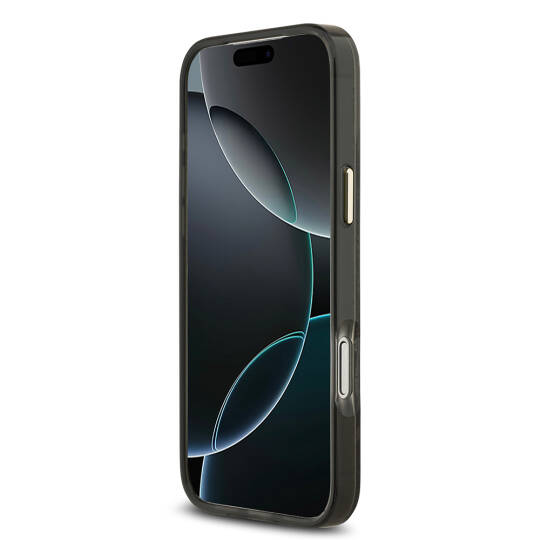 Apple iPhone 17 Pro Max Kılıf Guess Orjinal Lisanslı M-safe Şarj Özellikli Yazı Logolu Python Desenli Kapak - 13