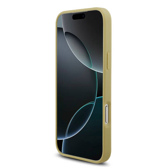 Apple iPhone 17 Pro Max Kılıf Guess Orjinal Lisanslı Taşlı Arka Yüzey Üçgen Logolu Kapak - 16