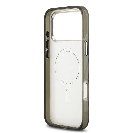 Apple iPhone 17 Pro Max Kılıf Karl Lagerfeld Orjinal Lisanslı M-safe Şarj Özellikli IML Leopar Baskılı Kapak - 15