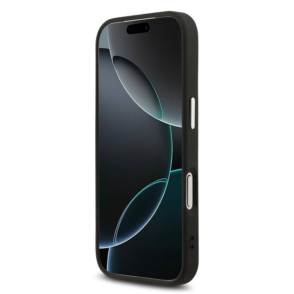 Apple iPhone 17 Pro Max Kılıf Karl Lagerfeld Orjinal Lisanslı M-safe Şarj Özellikli Metal Kamera ve Buton Tasarımlı Choupette PU Deri Kapak - 6