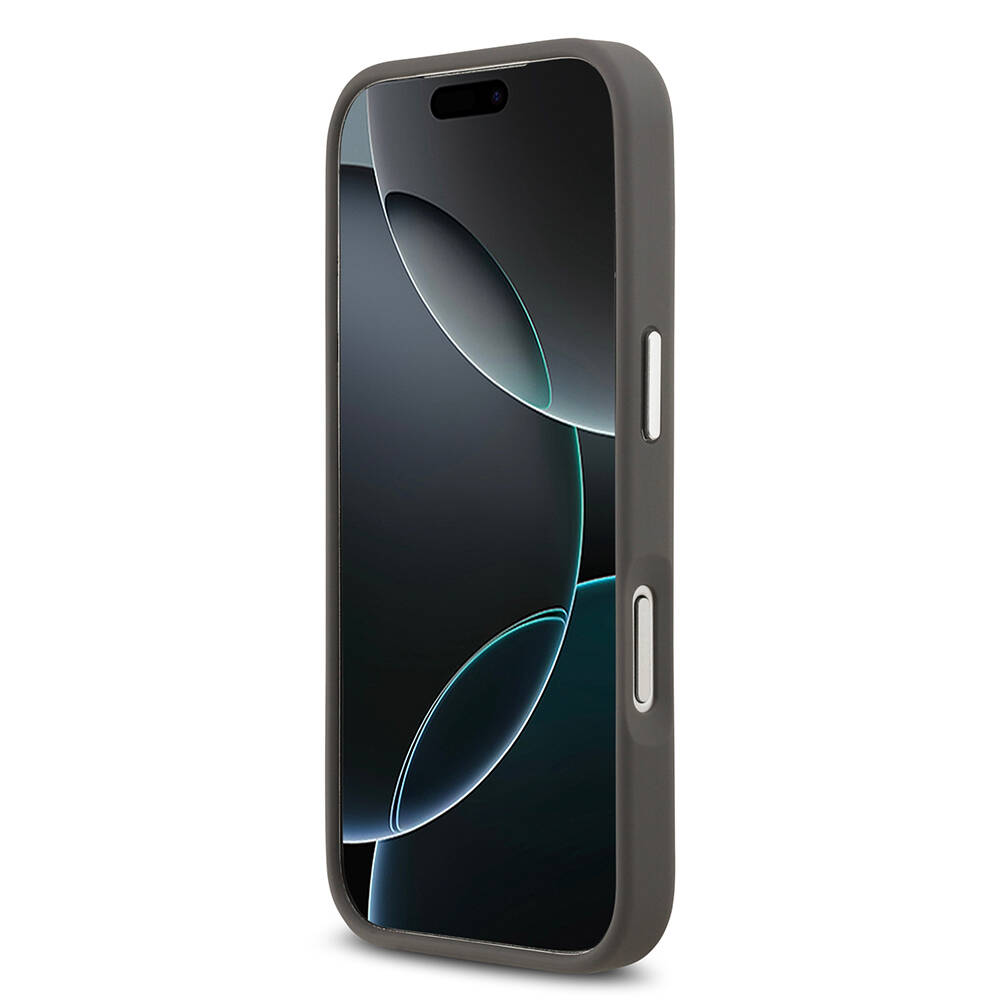 Apple iPhone 17 Pro Max Kılıf Karl Lagerfeld Orjinal Lisanslı Metal Logolu K&C Heads Pin Kapak - 13