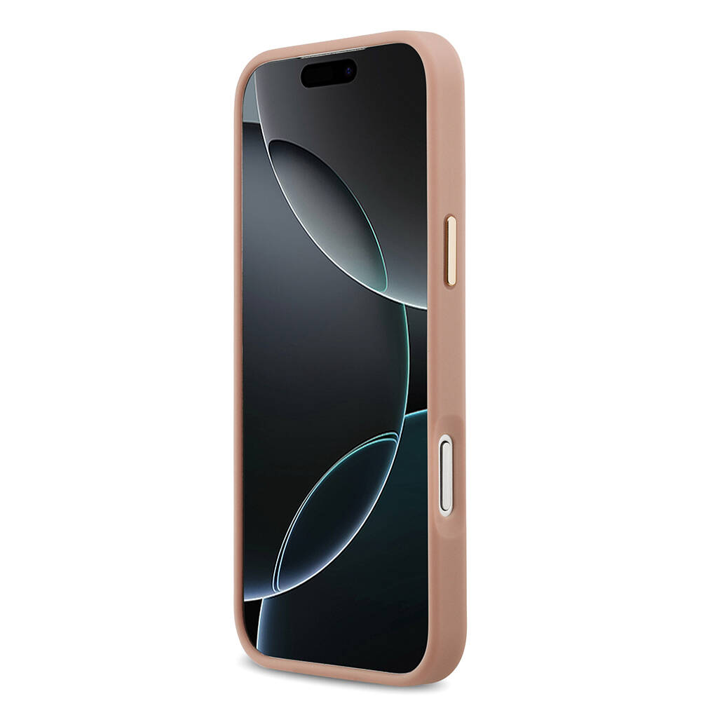 Apple iPhone 17 Pro Max Kılıf Lacoste Orjinal Lisanslı M-safe Şarj Özellikli Champs Elysees PU Deri Tasarımlı Kapak - 15