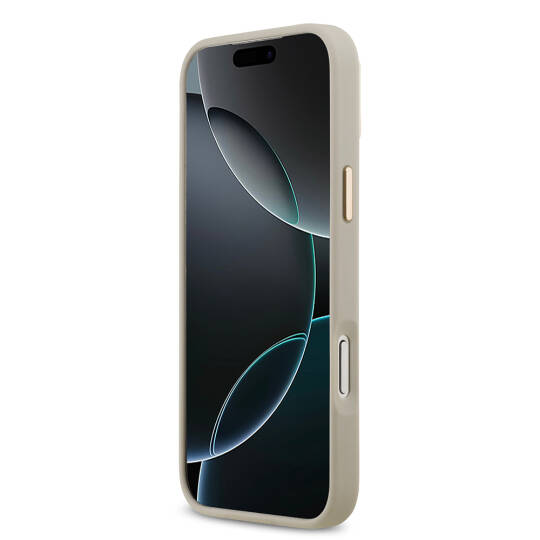 Apple iPhone 17 Pro Max Kılıf Lacoste Orjinal Lisanslı M-safe Şarj Özellikli Champs Elysees PU Deri Tasarımlı Kapak - 16