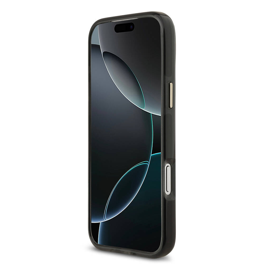 Apple iPhone 17 Pro Max Kılıf Lacoste Orjinal Lisanslı M-safe Şarj Özellikli Gold Timsah Logolu Buzlu Kapak - 14