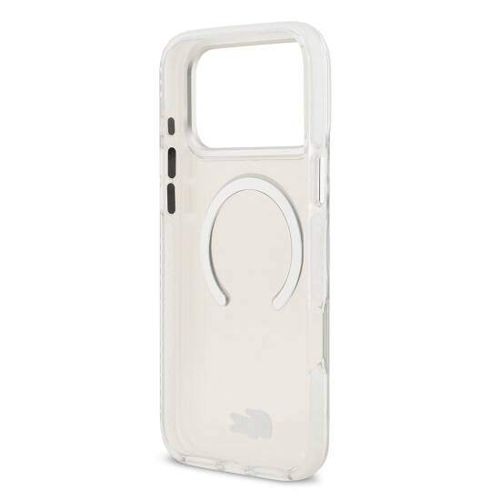 Apple iPhone 17 Pro Max Kılıf Lacoste Orjinal Lisanslı M-safe Şarj Özellikli İkonik Timsah Logolu Buzlu Kapak - 10