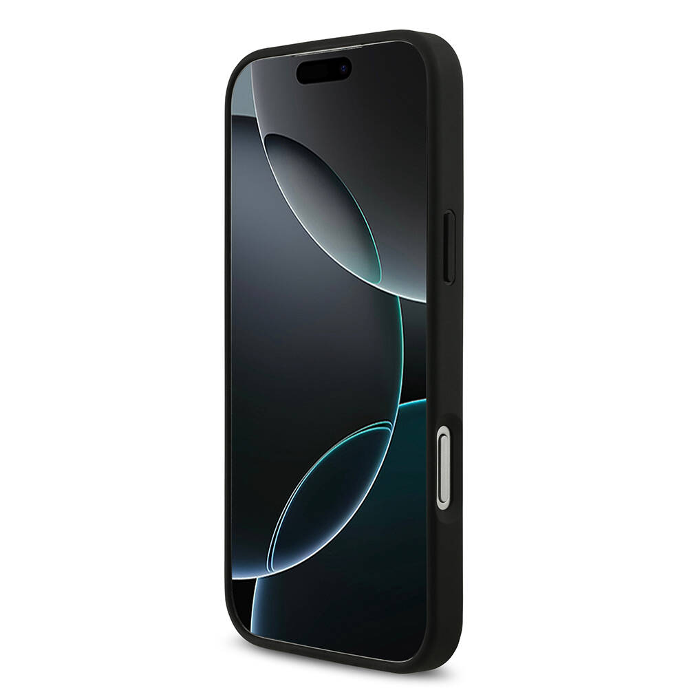Apple iPhone 17 Pro Max Kılıf Lacoste Orjinal Lisanslı M-safe Şarj Özellikli PU Deri Tasarımlı Karışık Monogram Desenli Kapak - 5