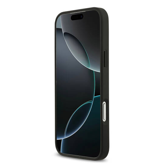 Apple iPhone 17 Pro Max Kılıf Lacoste Orjinal Lisanslı M-safe Şarj Özellikli PU Deri Tasarımlı Kartlıklı Karışık Monogram Desenli Kapak - 25