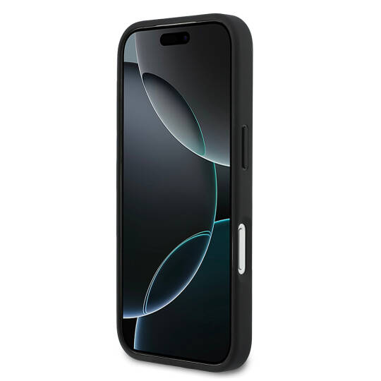 Apple iPhone 17 Pro Max Kılıf Lacoste Orjinal Lisanslı M-safe Şarj Özellikli PU Deri Tasarımlı Kartlıklı Karışık Monogram Desenli Kapak - 4