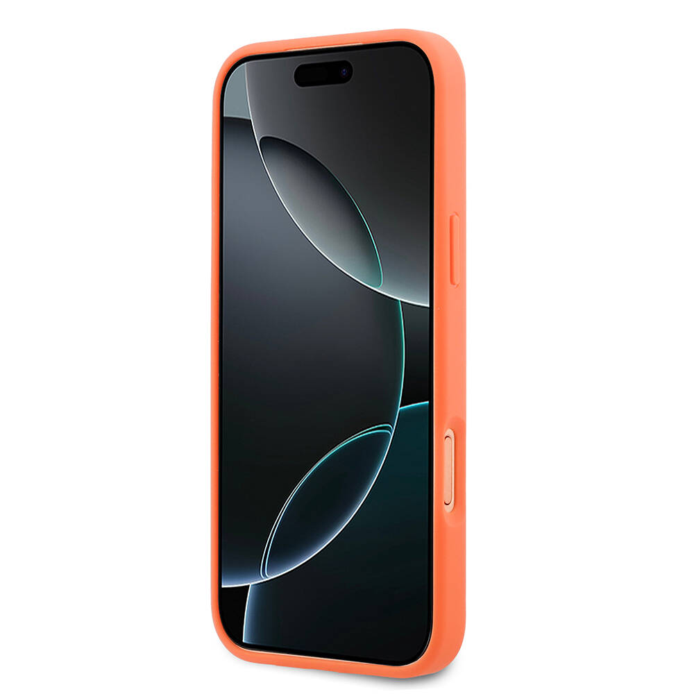 Apple iPhone 17 Pro Max Kılıf Lacoste Orjinal Lisanslı M-safe Şarj Özellikli PU Pike Desenli Metal Logolu Kapak - 5