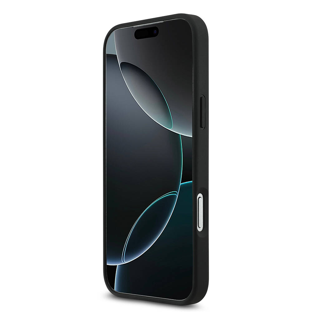 Apple iPhone 17 Pro Max Kılıf Lacoste Orjinal Lisanslı M-safe Şarj Özellikli PU Pike Desenli Metal Logolu Kartlıklı Kapak - 8