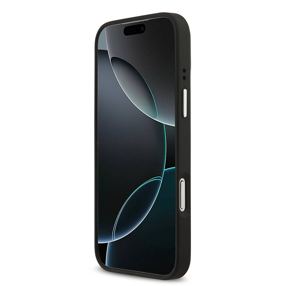 Apple iPhone 17 Pro Max Kılıf Lacoste Orjinal Lisanslı M-safe Şarj Özellikli PU Pike Desenli Standlı Metal Logolu Kapak - 23