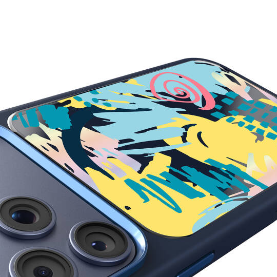 Apple iPhone 17 Pro Max Kılıf M-safe Şarj Özellikli 3D Baskılı Tasarım Mutural Graffiti Serisi Kapak - 28