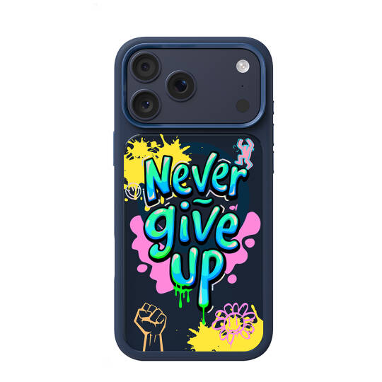 Apple iPhone 17 Pro Max Kılıf M-safe Şarj Özellikli 3D Baskılı Tasarım Mutural Graffiti Serisi Kapak - 11