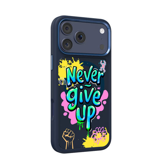 Apple iPhone 17 Pro Max Kılıf M-safe Şarj Özellikli 3D Baskılı Tasarım Mutural Graffiti Serisi Kapak - 12