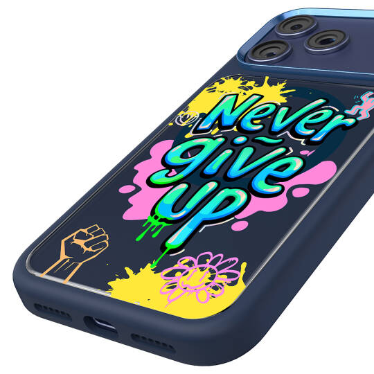 Apple iPhone 17 Pro Max Kılıf M-safe Şarj Özellikli 3D Baskılı Tasarım Mutural Graffiti Serisi Kapak - 13