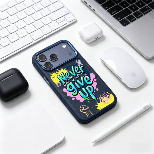 Apple iPhone 17 Pro Max Kılıf M-safe Şarj Özellikli 3D Baskılı Tasarım Mutural Graffiti Serisi Kapak - 20