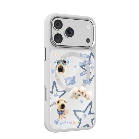 Apple iPhone 17 Pro Max Kılıf M-safe Şarj Özellikli 3D Baskılı Tasarım Mutural The Dog Serisi Kapak - 30