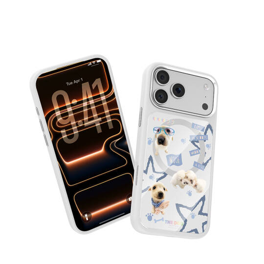 Apple iPhone 17 Pro Max Kılıf M-safe Şarj Özellikli 3D Baskılı Tasarım Mutural The Dog Serisi Kapak - 32