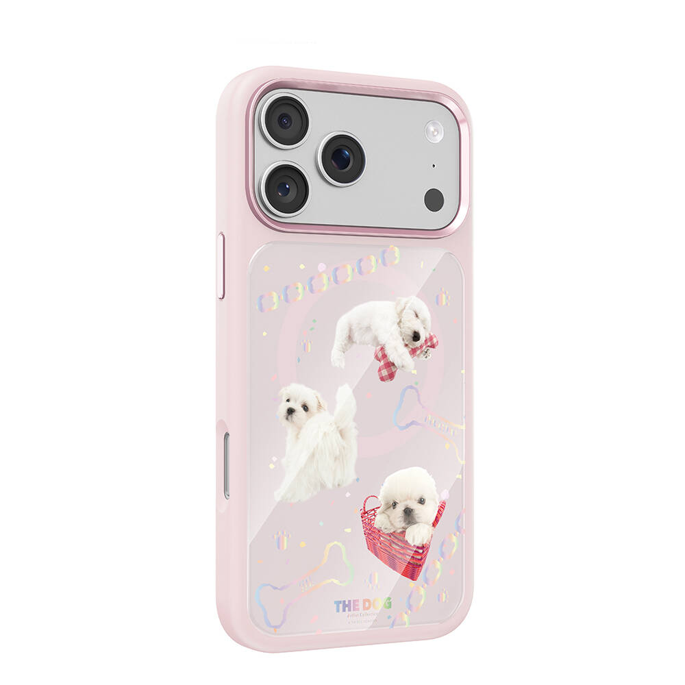 Apple iPhone 17 Pro Max Kılıf M-safe Şarj Özellikli 3D Baskılı Tasarım Mutural The Dog Serisi Kapak - 20