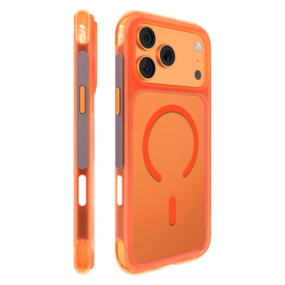 Apple iPhone 17 Pro Max Kılıf M-safe Şarj Özellikli Airbag Tasarımlı Mutural Air Shield Serisi Kapak - 2