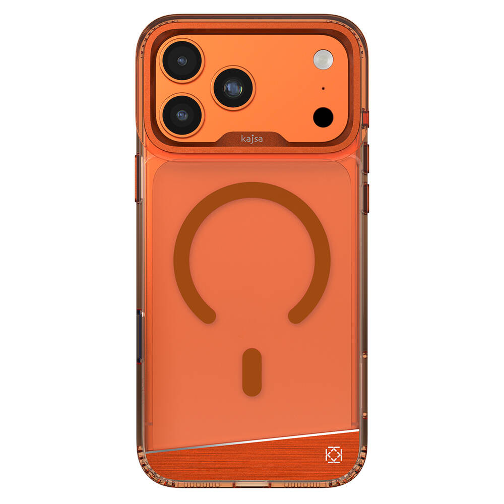 Apple iPhone 17 Pro Max Kılıf M-safe Şarj Özellikli Airbag Tasarımlı O-Ring Şeffaf Kajsa Alüminyum Trans Shield Serisi Kapak - 4