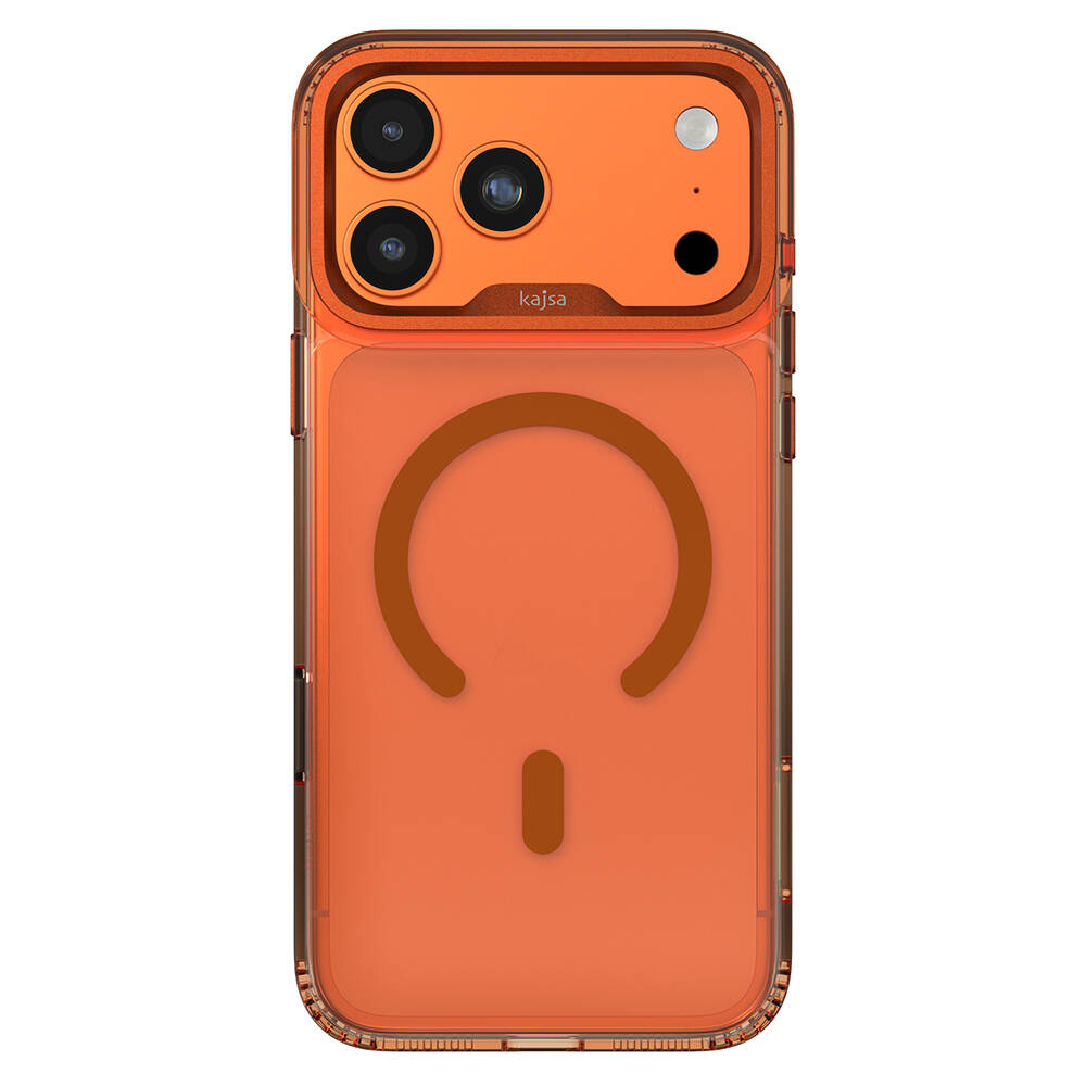 Apple iPhone 17 Pro Max Kılıf M-safe Şarj Özellikli Airbag Tasarımlı O-Ring Şeffaf Kajsa Trans Shield Serisi Kapak - 4