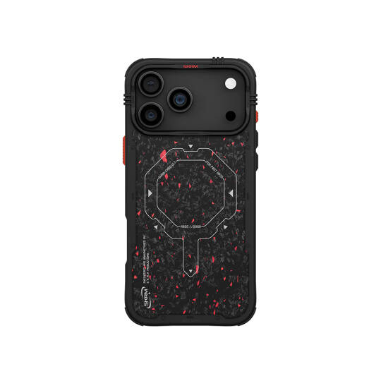 Apple iPhone 17 Pro Max Kılıf M-safe Şarj Özellikli Airbag Tasarımlı Skinarma Vektor Kapak - 3