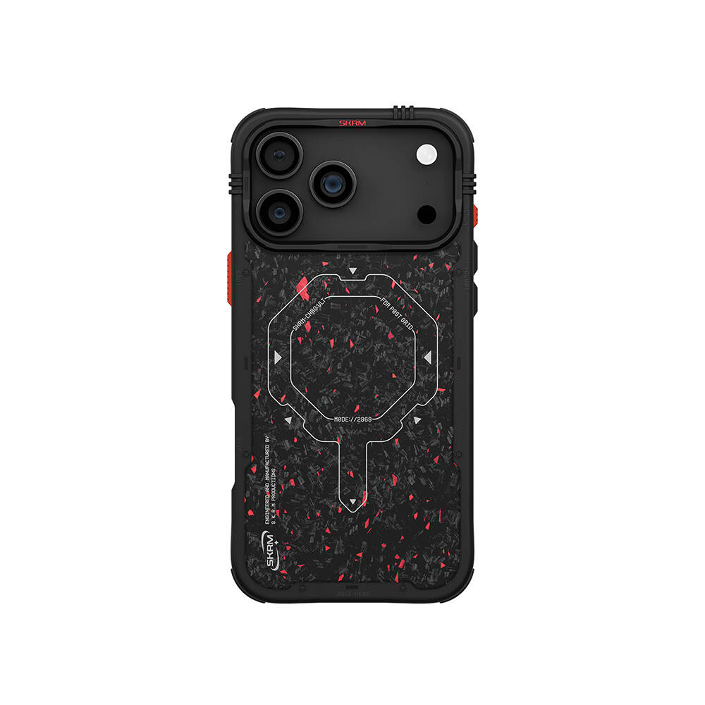 Apple iPhone 17 Pro Max Kılıf M-safe Şarj Özellikli Airbag Tasarımlı Skinarma Vektor Kapak - 3