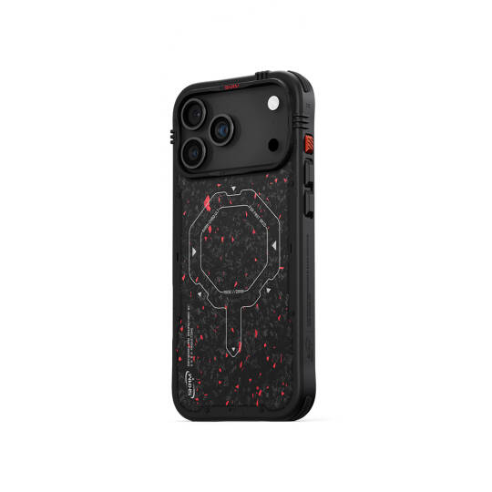 Apple iPhone 17 Pro Max Kılıf M-safe Şarj Özellikli Airbag Tasarımlı Skinarma Vektor Kapak - 6