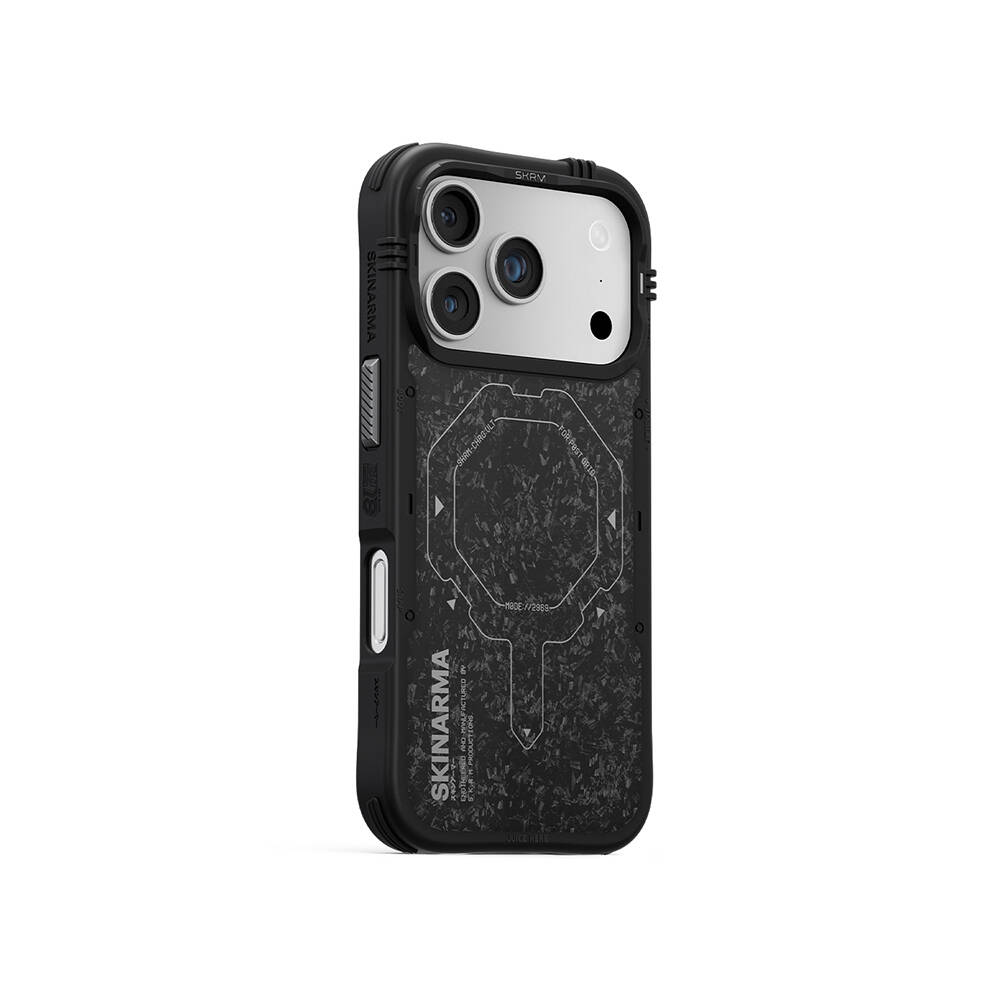 Apple iPhone 17 Pro Max Kılıf M-safe Şarj Özellikli Airbag Tasarımlı Skinarma Vektor Kapak - 8