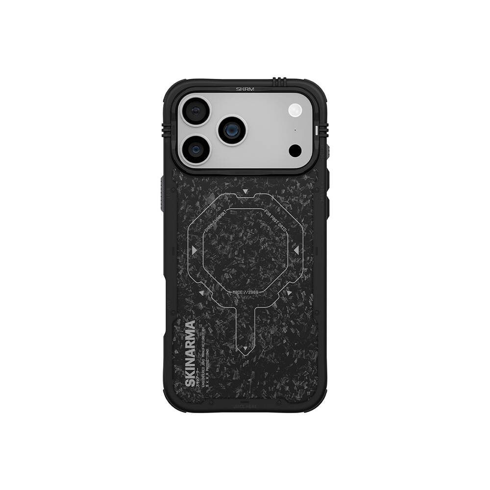 Apple iPhone 17 Pro Max Kılıf M-safe Şarj Özellikli Airbag Tasarımlı Skinarma Vektor Kapak - 2