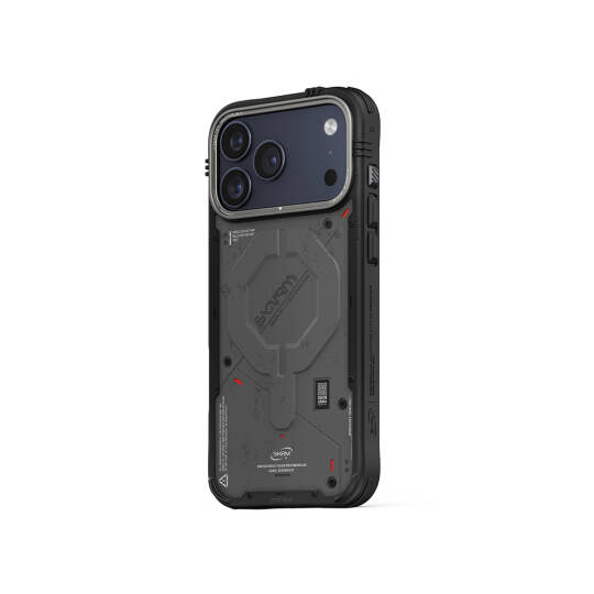 Apple iPhone 17 Pro Max Kılıf M-Safe Şarj Özellikli Airbag Tasarımlı Skinarma Vigor Kapak - 11