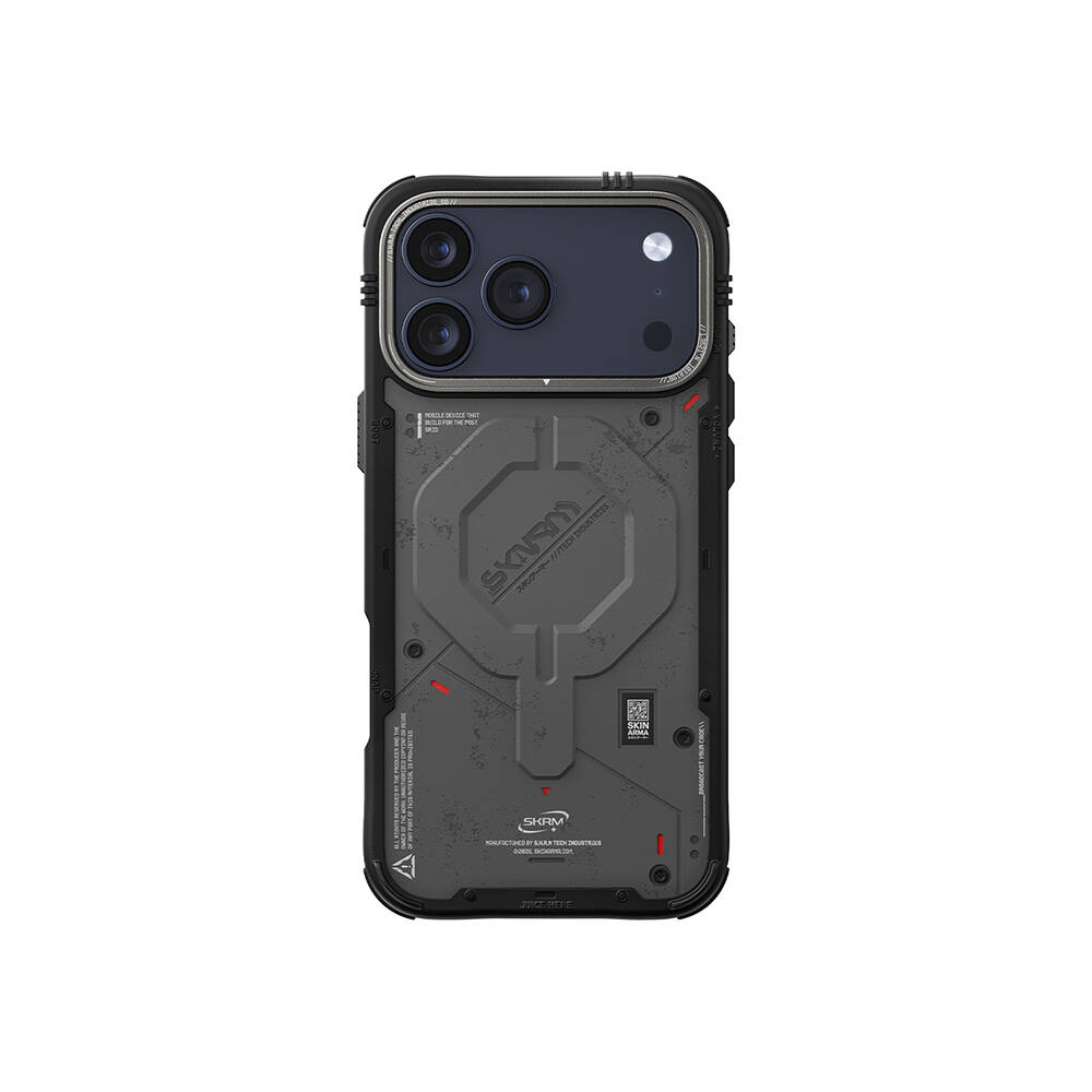Apple iPhone 17 Pro Max Kılıf M-Safe Şarj Özellikli Airbag Tasarımlı Skinarma Vigor Kapak - 3
