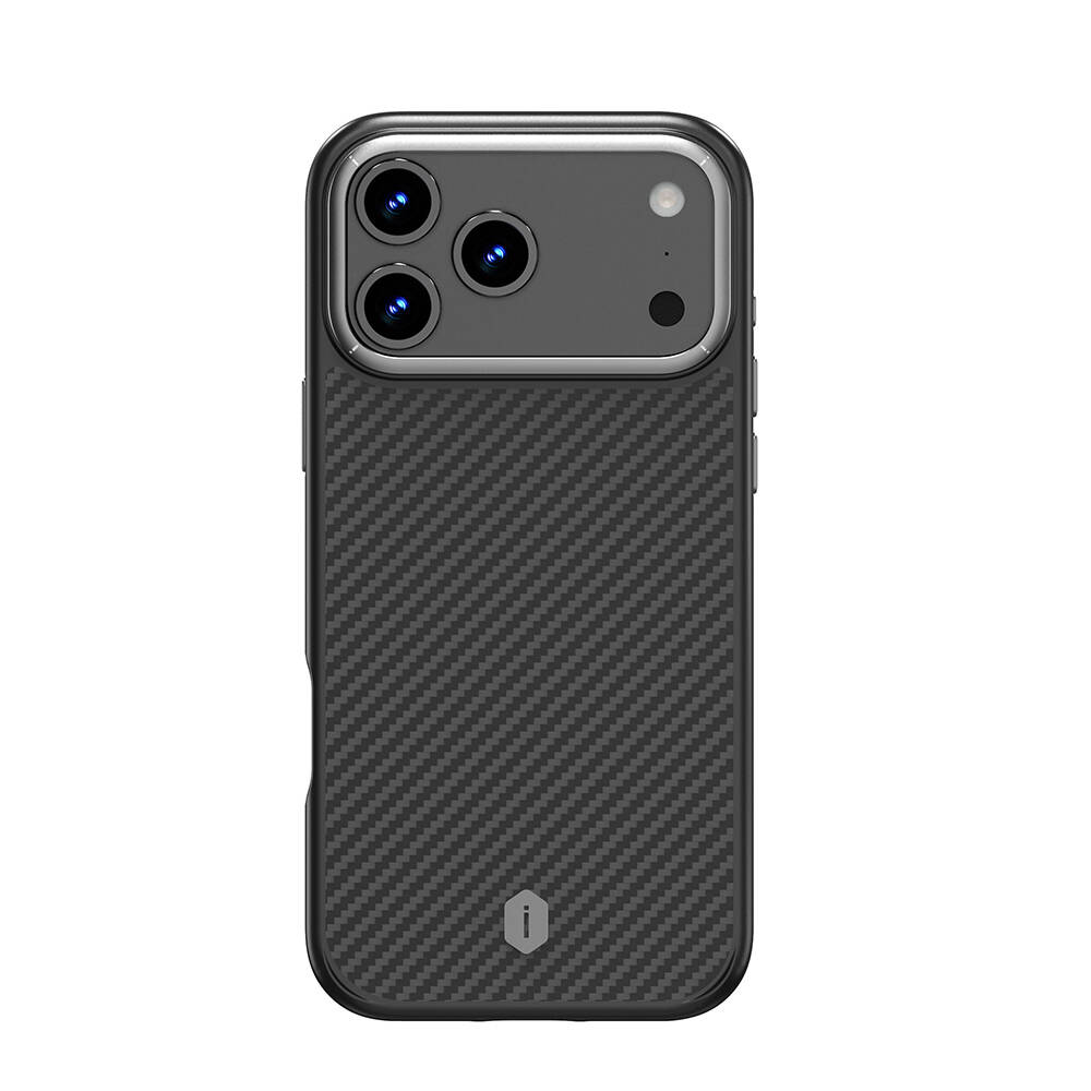Apple iPhone 17 Pro Max Kılıf M-safe Şarj Özellikli Aramid Fiber Wiwu Defense Ultra Serisi DCC-205 Kapak - 6